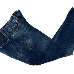 EUC James Jeans Dark Blue Whiskered High Class Skinny. No flaws.  SZ 30